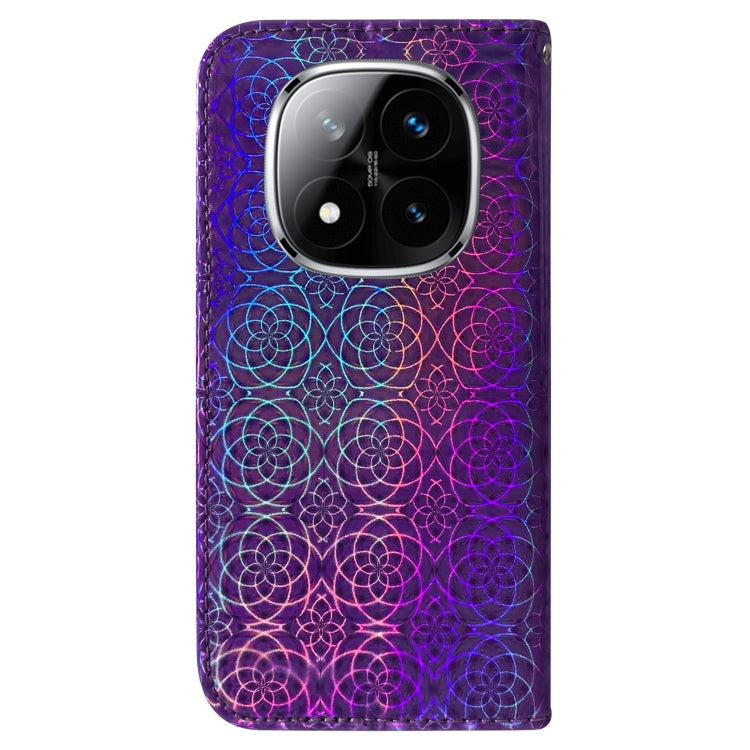 For Redmi Note 14 Pro / Note 14 Pro+ 5G Colorful Magnetic Buckle Leather Phone Case