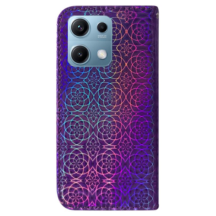 For Redmi Note 14S 4G Colorful Magnetic Buckle Leather Phone Case