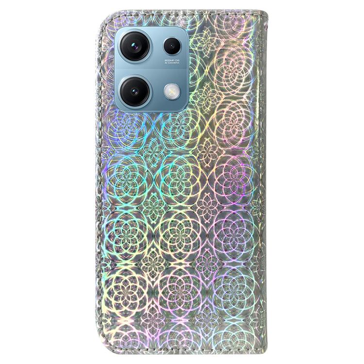 For Redmi Note 14S 4G Colorful Magnetic Buckle Leather Phone Case