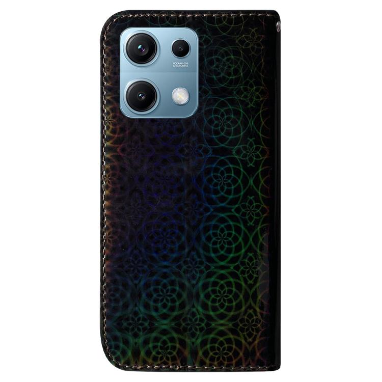 For Redmi Note 14S 4G Colorful Magnetic Buckle Leather Phone Case