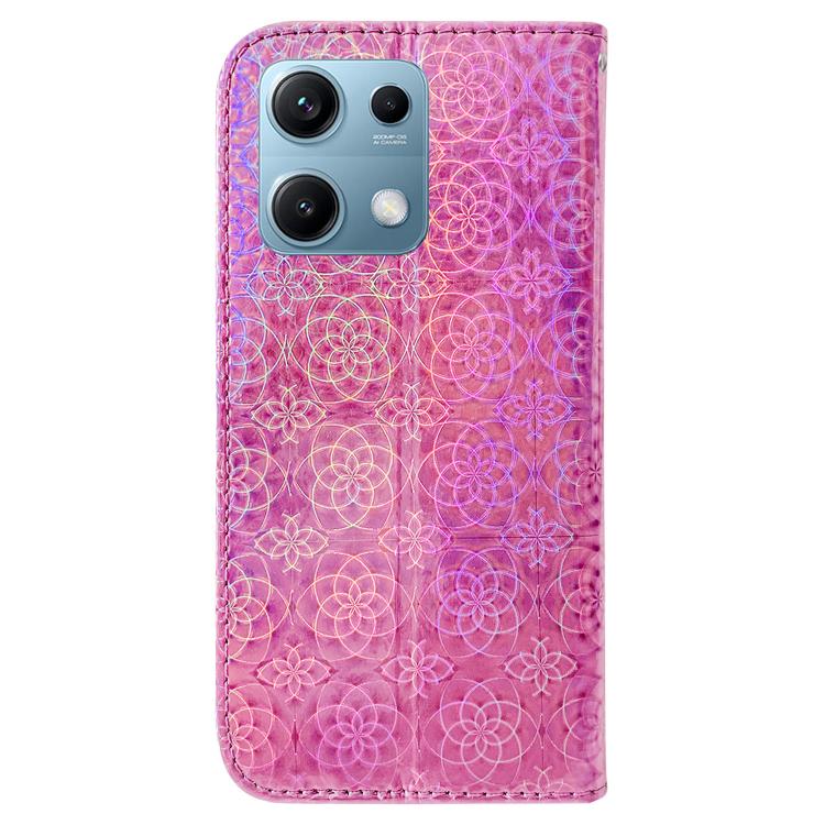 For Redmi Note 14S 4G Colorful Magnetic Buckle Leather Phone Case