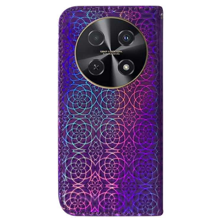 For Huawei nova 12i 4G Global Colorful Magnetic Buckle Leather Phone Case