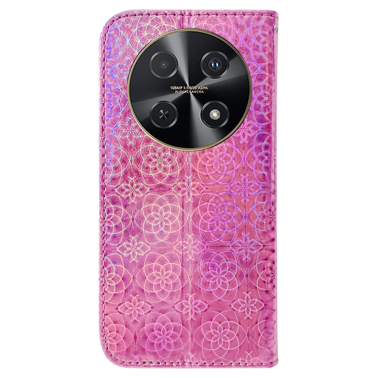 For Huawei nova 12i 4G Global Colorful Magnetic Buckle Leather Phone Case