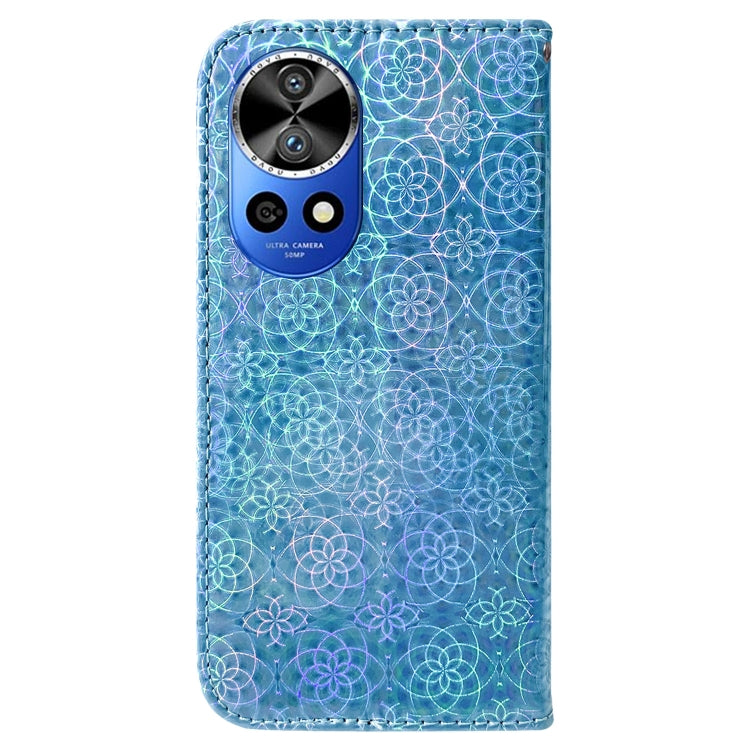 For Huawei nova 12 Pro Colorful Magnetic Buckle Leather Phone Case