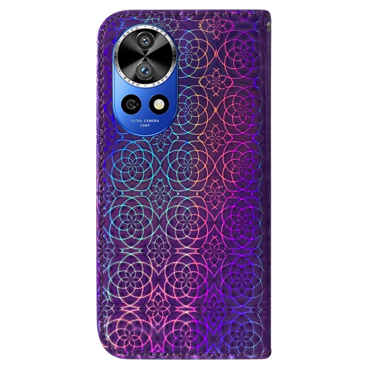 For Huawei nova 12 Pro Colorful Magnetic Buckle Leather Phone Case