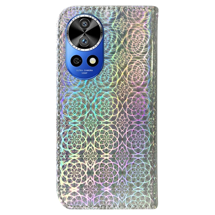 For Huawei nova 12 Pro Colorful Magnetic Buckle Leather Phone Case