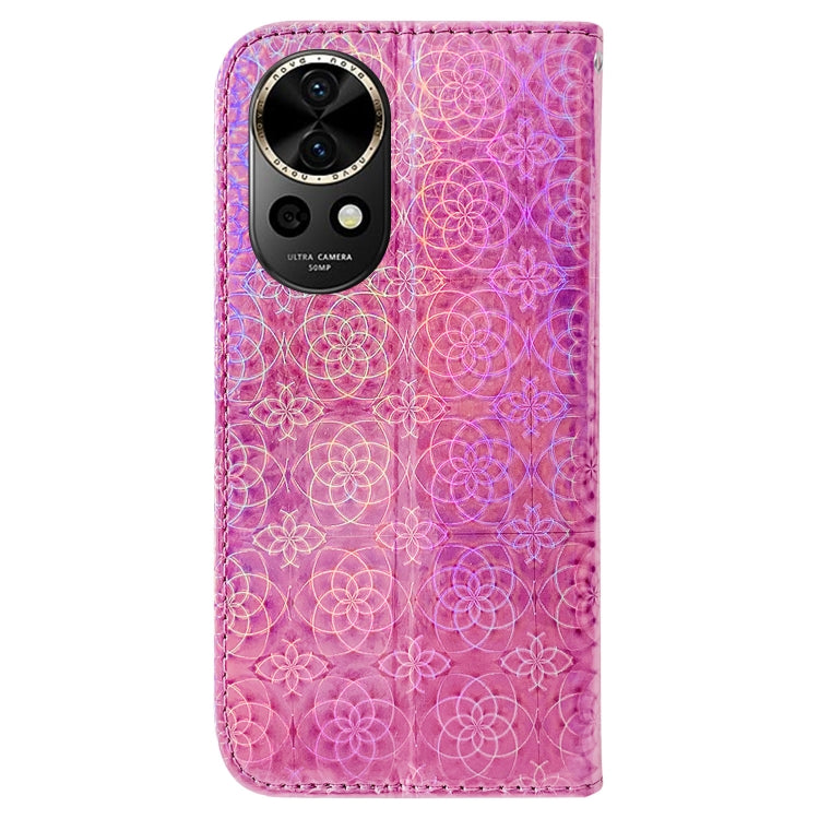 For Huawei nova 12 Colorful Magnetic Buckle Leather Phone Case