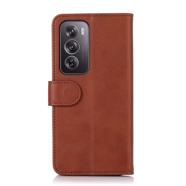 For OPPO Reno12 Pro 5G Global Cow Texture Flip Leather Phone Case