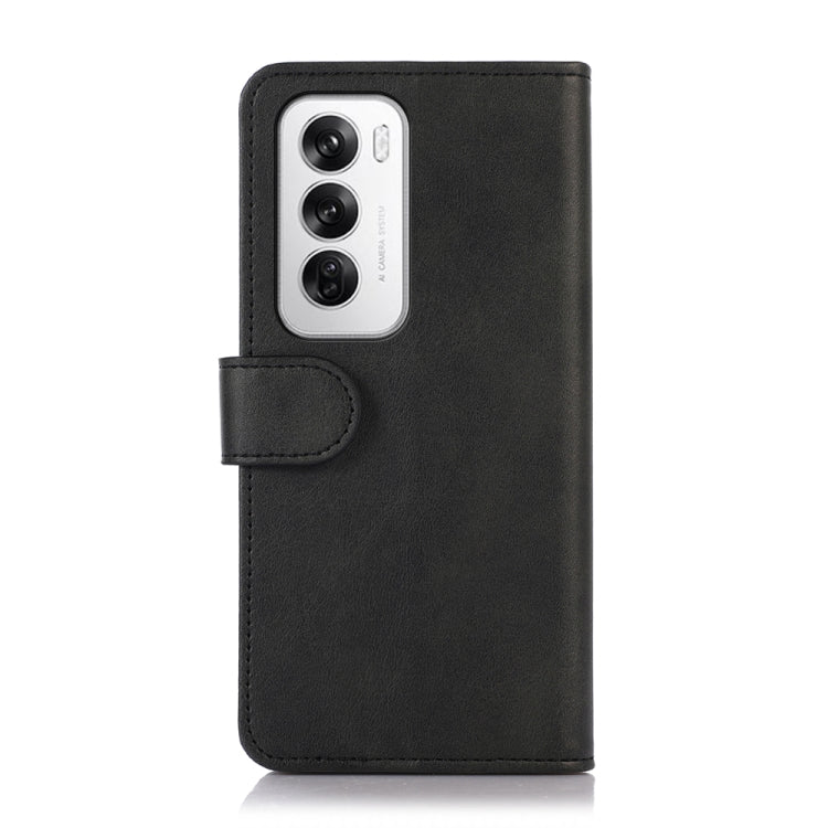 For OPPO Reno12 5G Global Cow Texture Flip Leather Phone Case