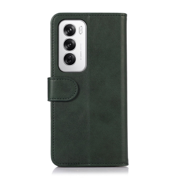For OPPO Reno12 5G Global Cow Texture Flip Leather Phone Case