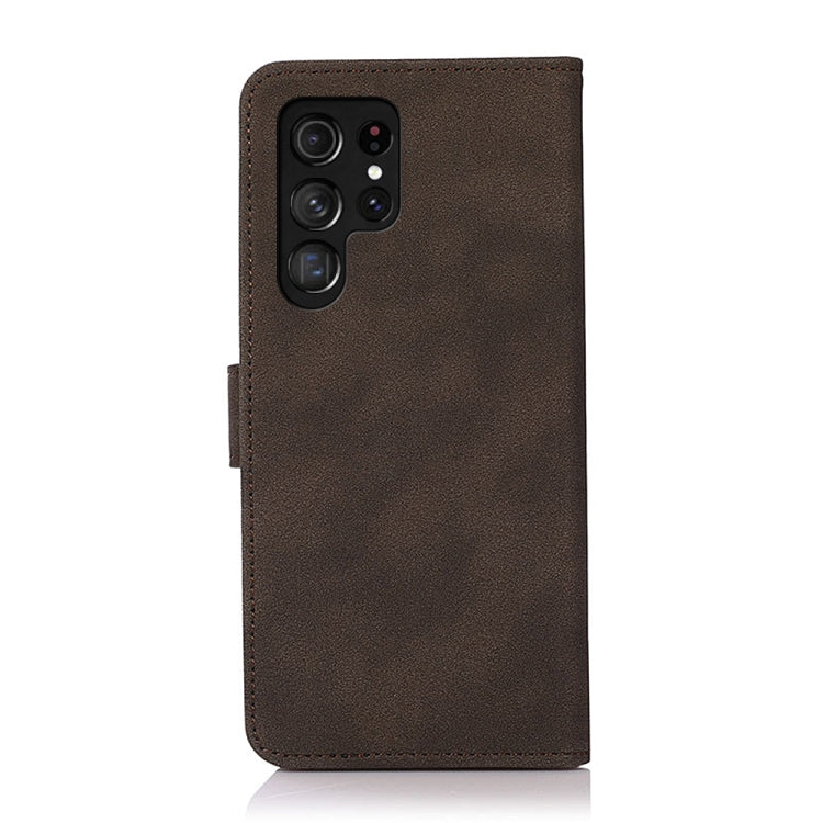 For Samsung Galaxy S25 Ultra 5G KHAZNEH Matte Texture Leather Phone Case