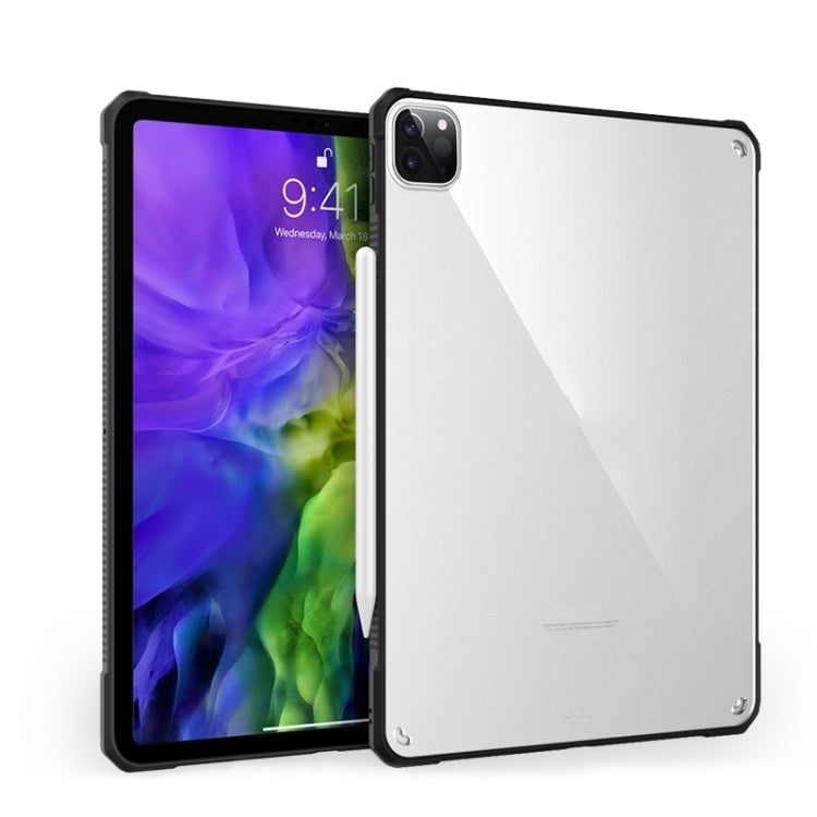 For iPad Pro 11 2022 PC+TPU Transparent Shockproof Tablet Case