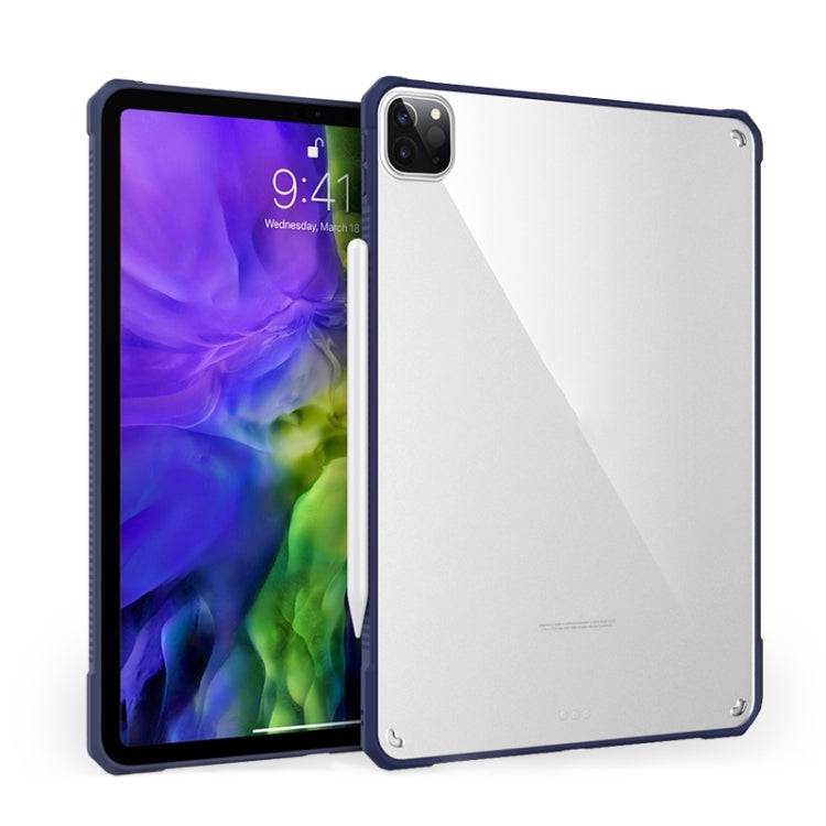 For iPad Pro 11 2022 PC+TPU Transparent Shockproof Tablet Case
