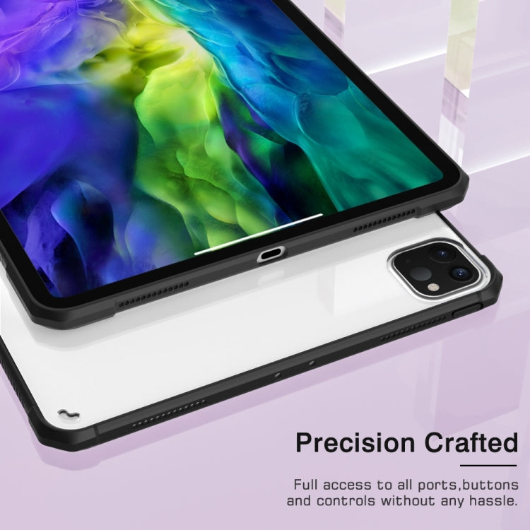 For iPad Pro 11 2022 PC+TPU Transparent Shockproof Tablet Case