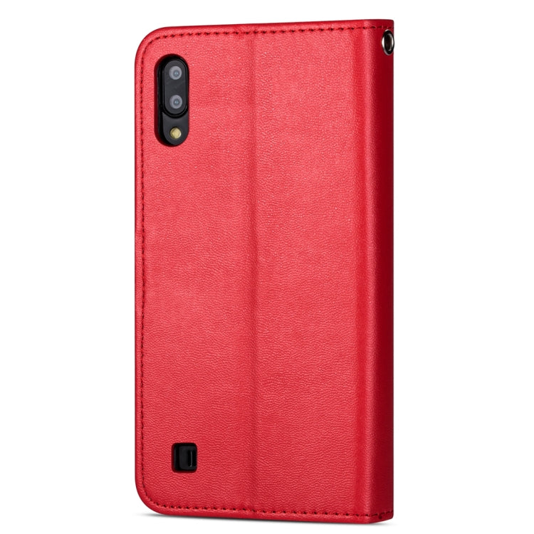 For Samsung Galaxy A10 Ultra-thin 9 Card Horizontal Flip Leather Case, with Card Slots & Holder & Lanyard