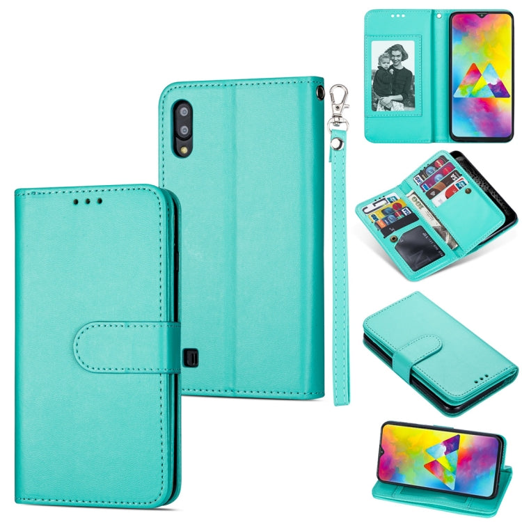 For Samsung Galaxy A10 Ultra-thin 9 Card Horizontal Flip Leather Case, with Card Slots & Holder & Lanyard