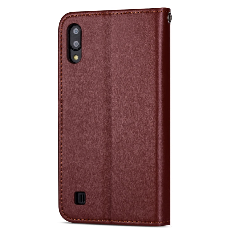 For Samsung Galaxy A10 Ultra-thin 9 Card Horizontal Flip Leather Case, with Card Slots & Holder & Lanyard