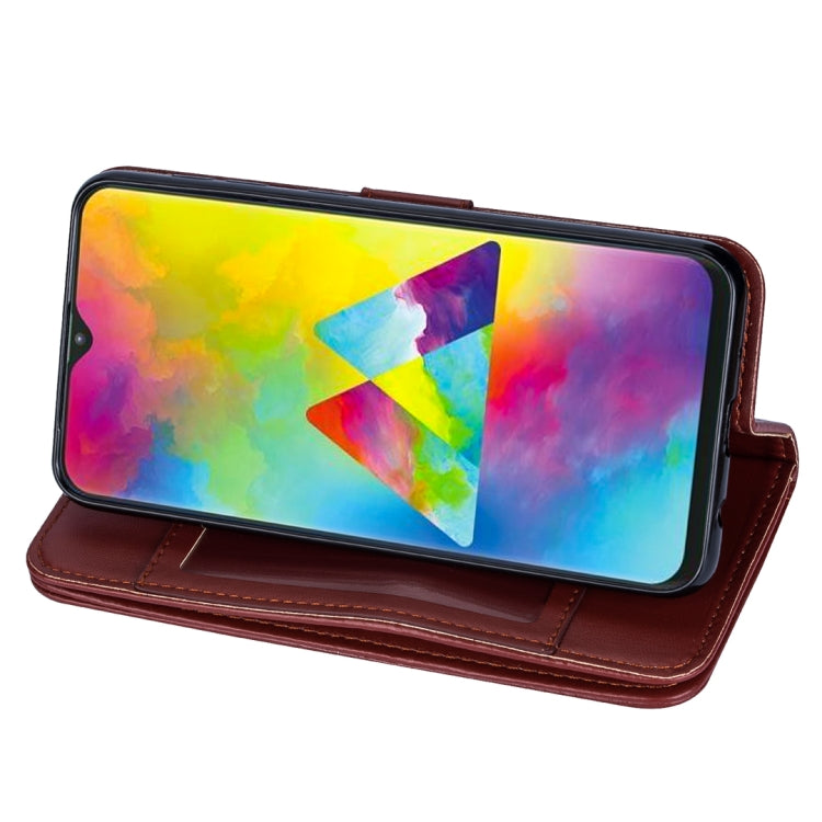 For Samsung Galaxy A10 Ultra-thin 9 Card Horizontal Flip Leather Case, with Card Slots & Holder & Lanyard