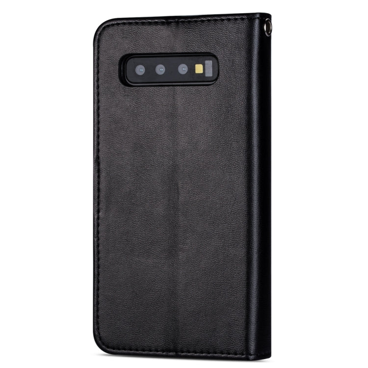 For Samsung Galaxy S10e Ultra-thin 9 Card Horizontal Flip Leather Case, with Card Slots & Holder & Lanyard