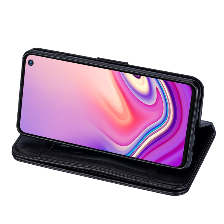 For Samsung Galaxy S10e Ultra-thin 9 Card Horizontal Flip Leather Case, with Card Slots & Holder & Lanyard