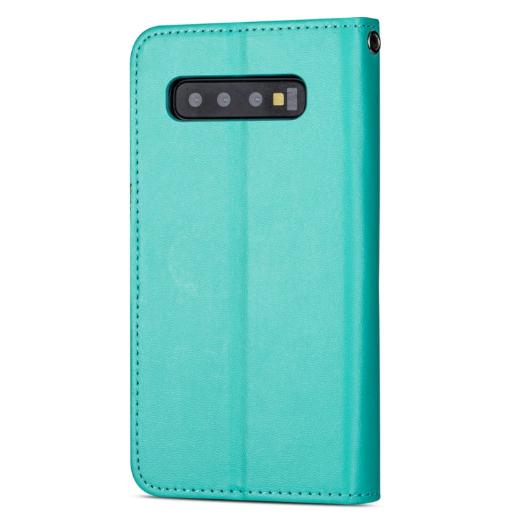 For Samsung Galaxy S10e Ultra-thin 9 Card Horizontal Flip Leather Case, with Card Slots & Holder & Lanyard