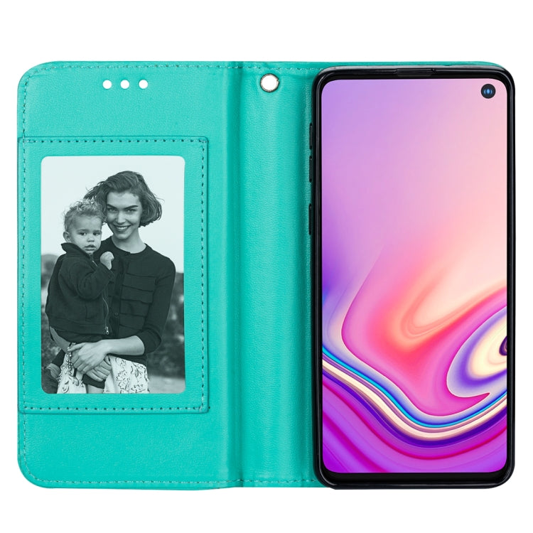 For Samsung Galaxy S10e Ultra-thin 9 Card Horizontal Flip Leather Case, with Card Slots & Holder & Lanyard