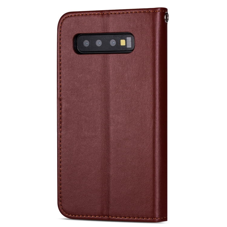 For Samsung Galaxy S10e Ultra-thin 9 Card Horizontal Flip Leather Case, with Card Slots & Holder & Lanyard