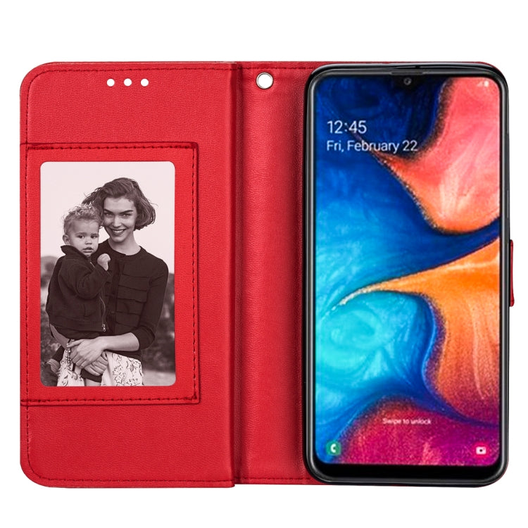 For Samsung Galaxy A20E Ultra-thin 9 Card Horizontal Flip Leather Case, with Card Slots & Holder & Lanyard