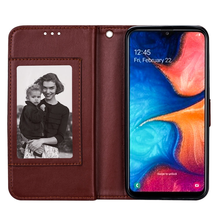For Samsung Galaxy A10e Ultra-thin 9 Card Horizontal Flip Leather Case, with Card Slots & Holder & Lanyard