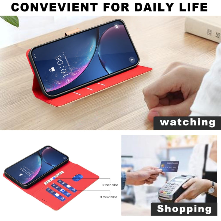 For Nokia G22 Color Matching RFID Anti-theft Leather Phone Case