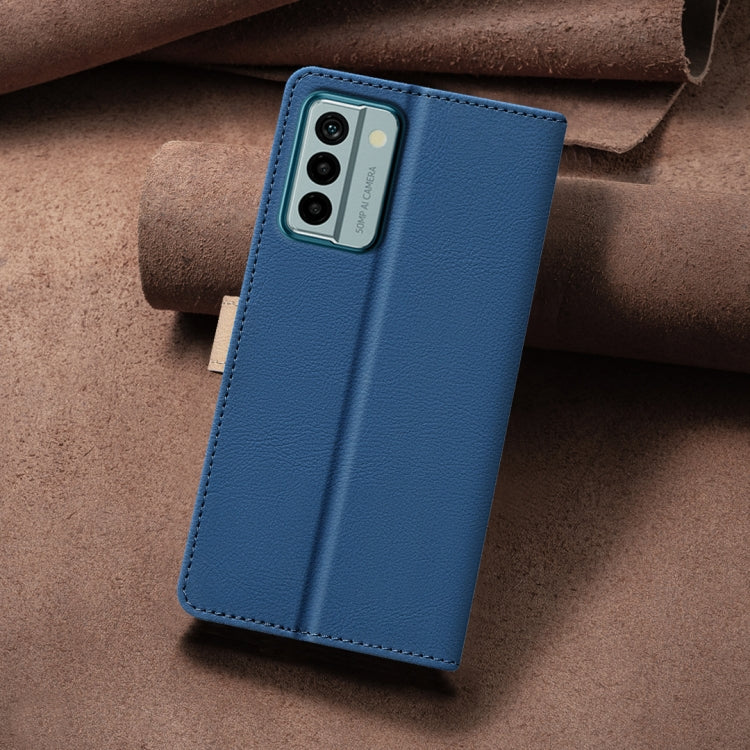 For Nokia G22 Color Matching RFID Anti-theft Leather Phone Case