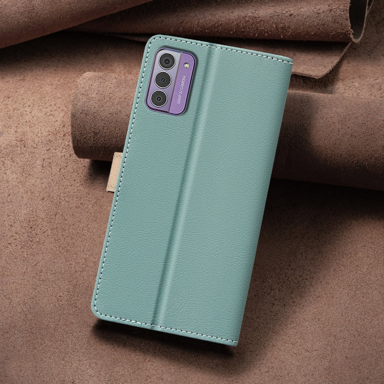 For Nokia G42 Color Matching RFID Anti-theft Leather Phone Case
