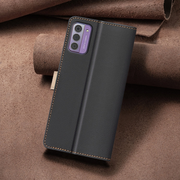 For Nokia G42 Color Matching RFID Anti-theft Leather Phone Case