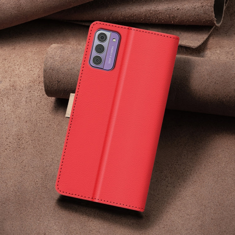 For Nokia G42 Color Matching RFID Anti-theft Leather Phone Case