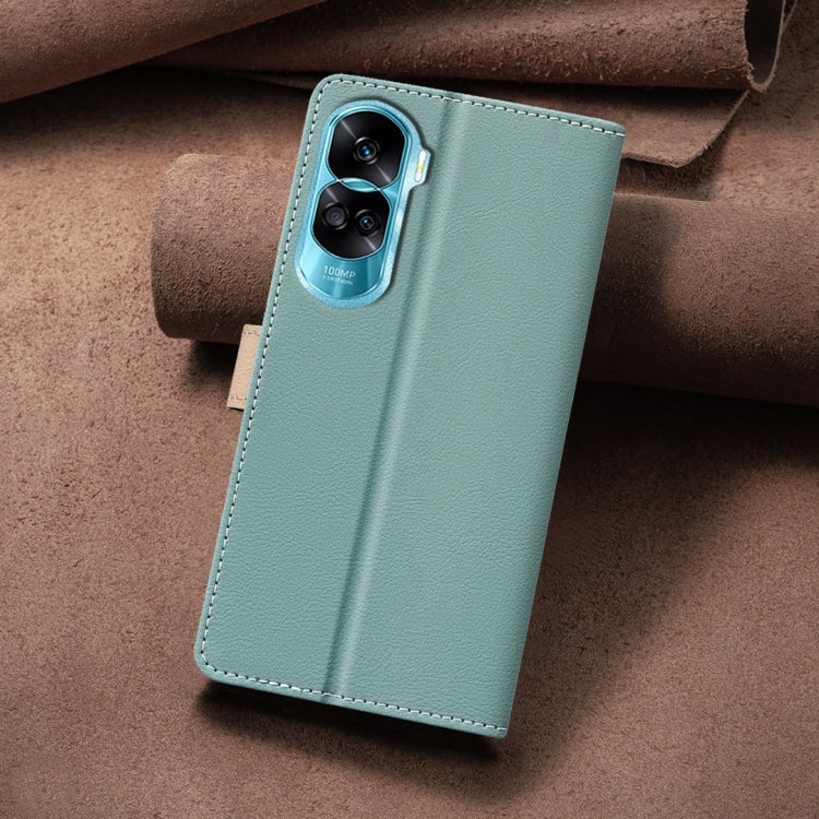 For Honor 90 Lite / X50i Color Matching RFID Anti-theft Leather Phone Case
