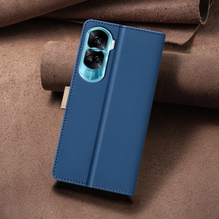 For Honor 90 Lite / X50i Color Matching RFID Anti-theft Leather Phone Case