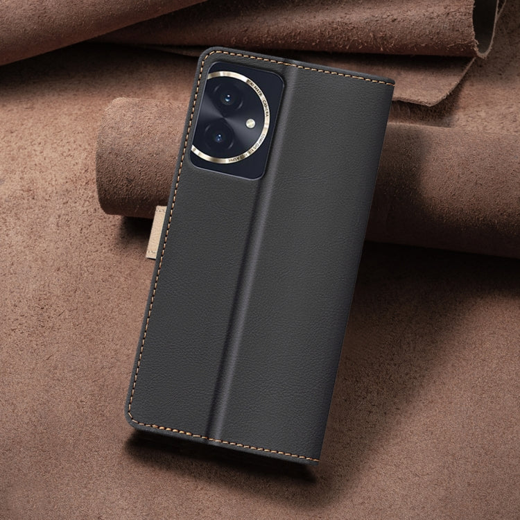 For Honor 100 Color Matching RFID Anti-theft Leather Phone Case