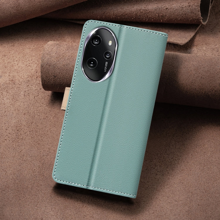 For Honor 100 Pro Color Matching RFID Anti-theft Leather Phone Case