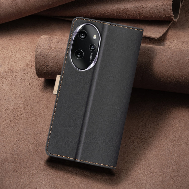 For Honor 100 Pro Color Matching RFID Anti-theft Leather Phone Case