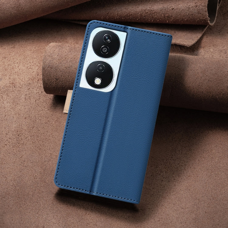 For Honor X7b Color Matching RFID Anti-theft Leather Phone Case