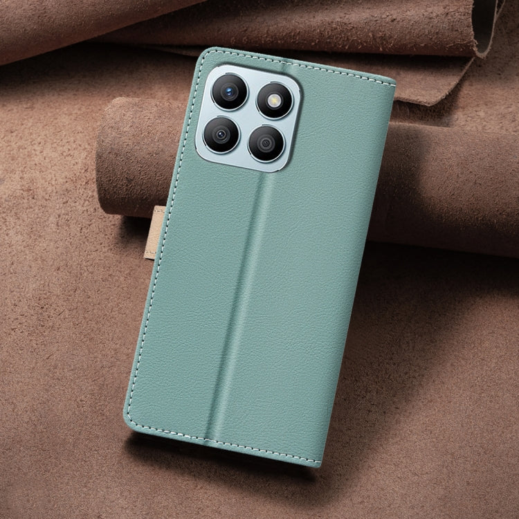 For Honor X8b Color Matching RFID Anti-theft Leather Phone Case