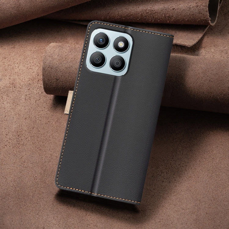 For Honor X8b Color Matching RFID Anti-theft Leather Phone Case