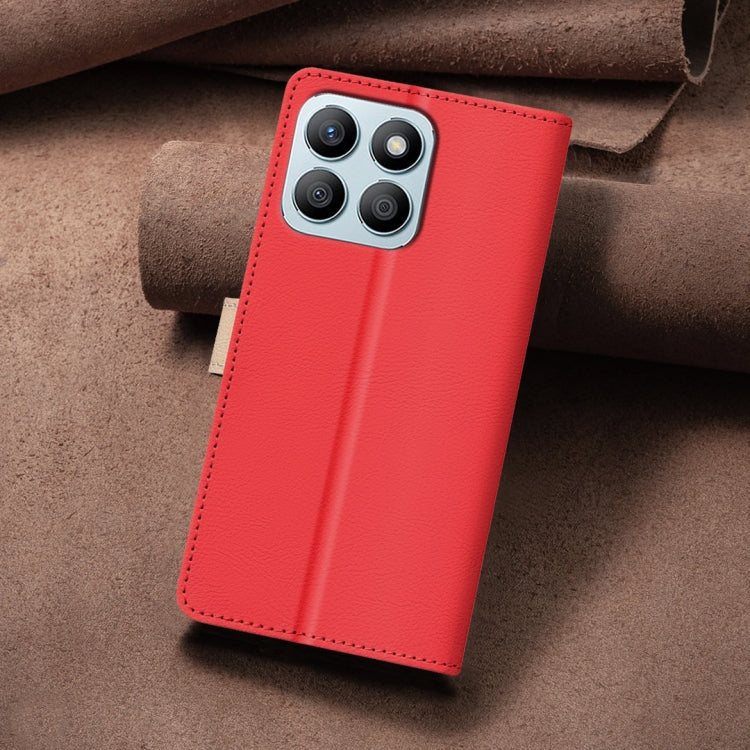 For Honor X8b Color Matching RFID Anti-theft Leather Phone Case