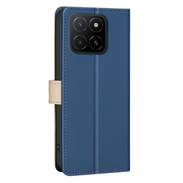 For Honor X5b Color Matching RFID Anti-theft Leather Phone Case