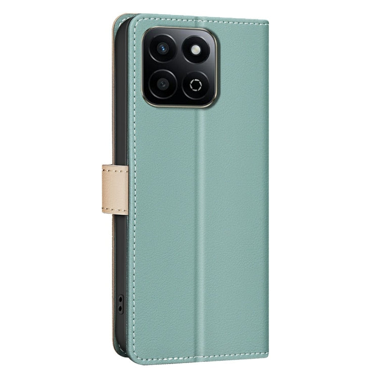 For Honor 200 Smart / X7C Color Matching RFID Anti-theft Leather Phone Case