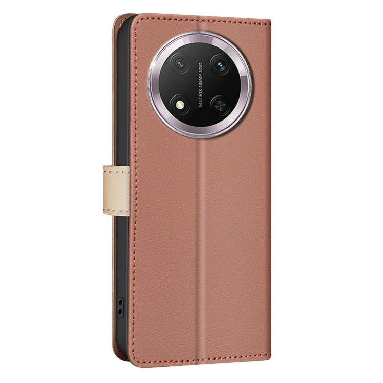 For Honor X9c 5G Global Color Matching RFID Anti-theft Leather Phone Case