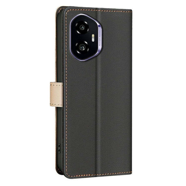 For Honor 300 Color Matching RFID Anti-theft Leather Phone Case