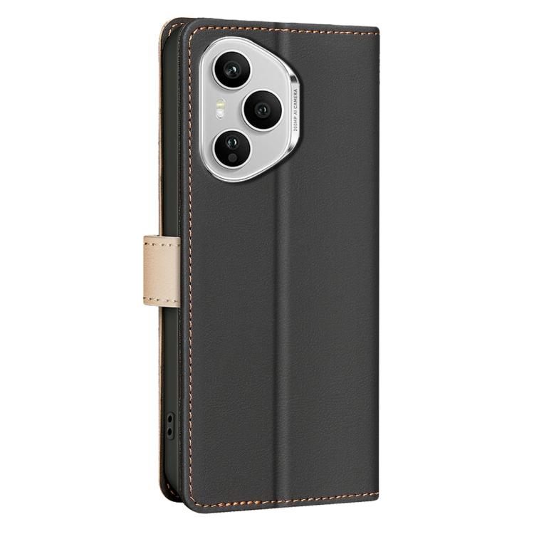 For Honor 400 Pro Global 160.8mm Color Matching RFID Anti-theft Leather Phone Case