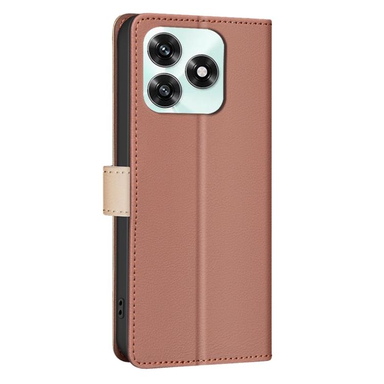 For Honor X5c 4G / X5c Plus Color Matching RFID Anti-theft Leather Phone Case