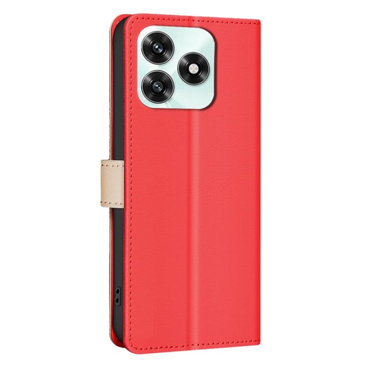For Honor X5c 4G / X5c Plus Color Matching RFID Anti-theft Leather Phone Case